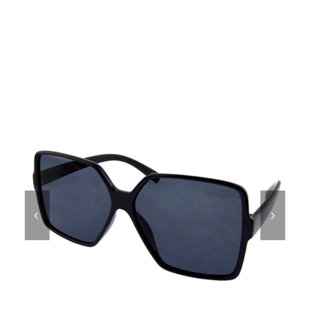 Black square shaped sunglasses